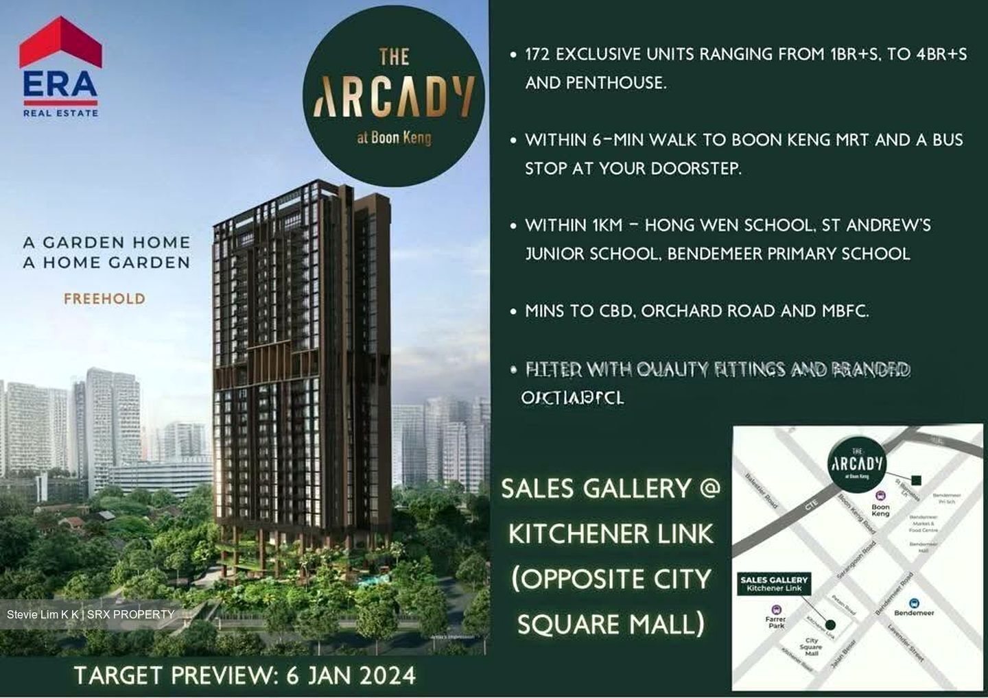 THE ARCADY AT BOON KENG (D12), Apartment #550952381